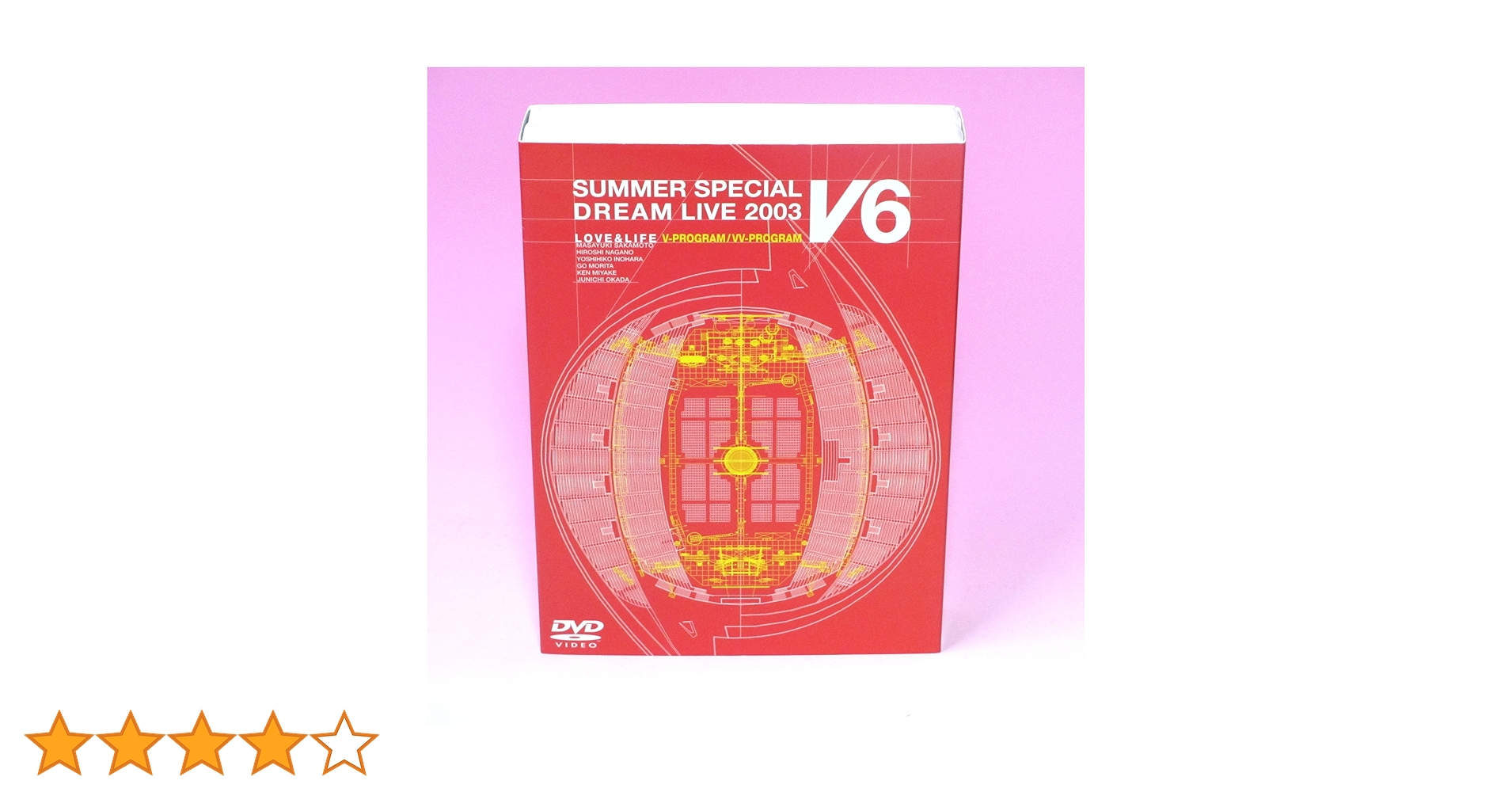 V6 SUMMER SPECIAL DREAM LIVE 2003 ライブDVD Amazon.co.jp: LOVE&LIFE~V6 SUMMER SPECIAL DREAM LIVE 2003